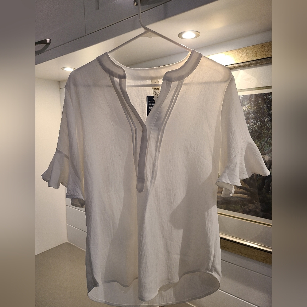 NWT BMJL White Blouse